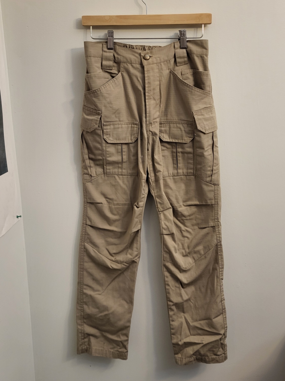 Men's Cargo Utility Pants in Khaki - Multi-Pocket Workwear